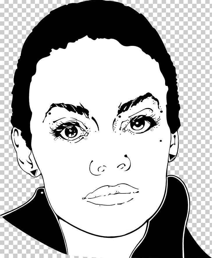 Black And White Face Female Woman PNG, Clipart, Art, Beauty, Black ...
