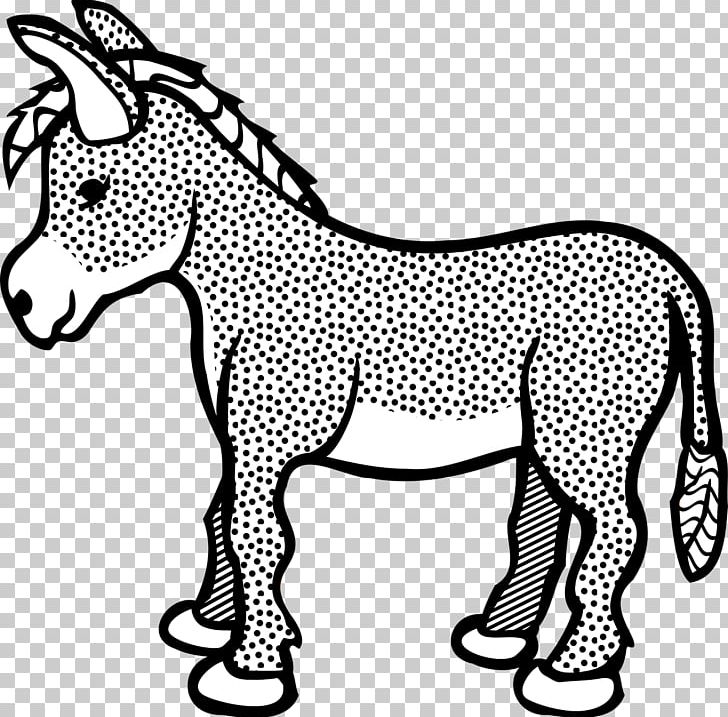 Donkey Graphics Drawing PNG, Clipart, Animal Figure, Animals, Black And White, Bridle, Cartoon Free PNG Download