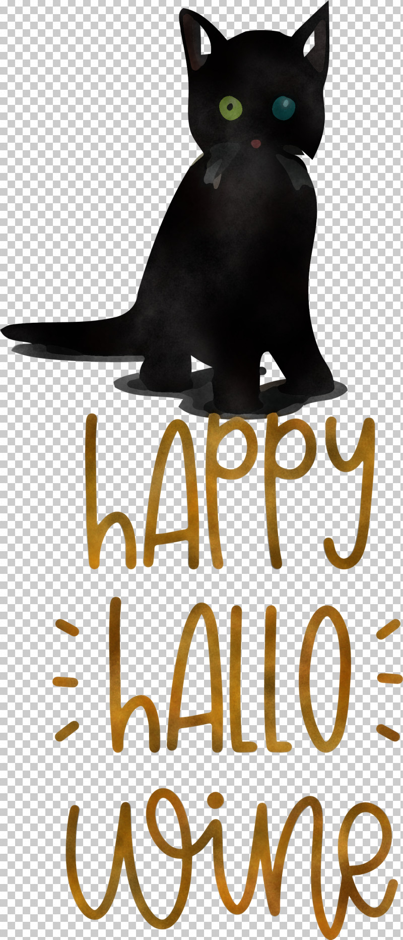Happy Halloween PNG, Clipart, Black, Black Cat, Black M, Cat, Domestic Shorthaired Cat Free PNG Download