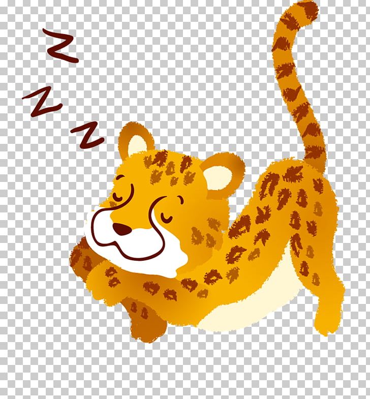 Tiger Leopard Whiskers Cartoon PNG, Clipart, Animal, Animals, Animation, Bed, Big Cats Free PNG Download