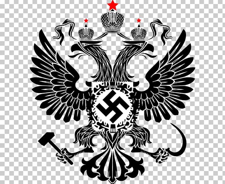Double-headed Eagle Russia United States Symbol Coat Of Arms PNG, Clipart, Art, Bird, Bird Of Prey, Black And White, Brand Free PNG Download