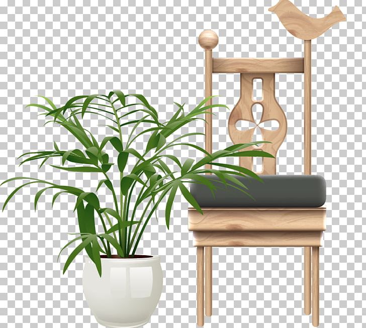 Potted Pattern Painted Wooden Chair PNG, Clipart, Apple, Chair, Chair Vector, Computer Graphics, Download Free PNG Download