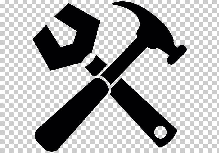 Spanners Hammer Computer Icons Tool PNG, Clipart, Adjustable Spanner, Angle, Black And White, Computer Icons, Desktop Wallpaper Free PNG Download