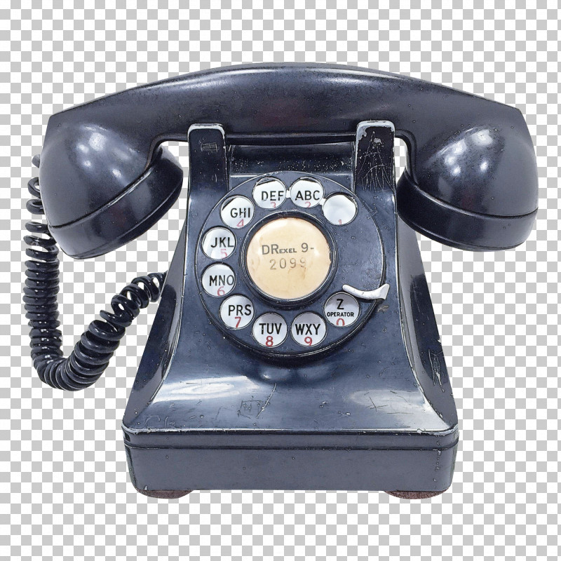 Corded Phone Telephone Rotary Dial Answering Machine Landline PNG ...