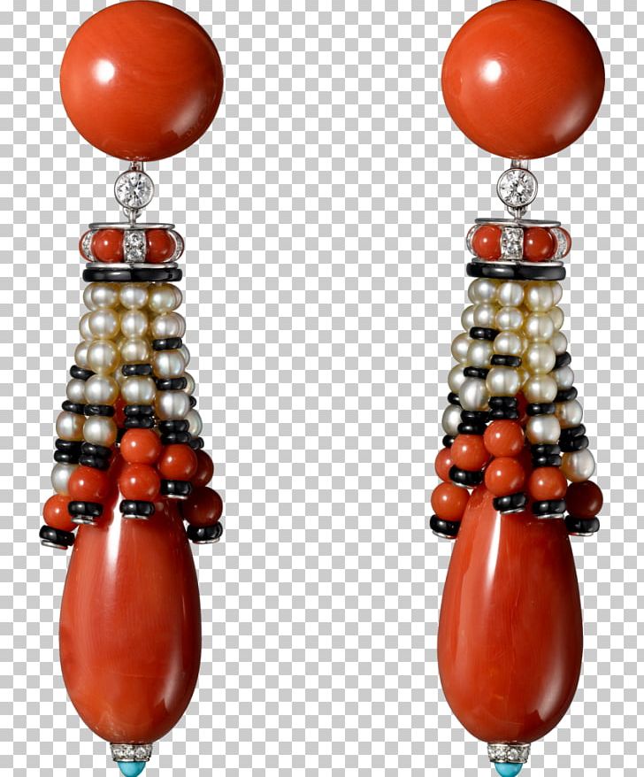 Earring Pearl Cartier Red Coral Jewellery PNG, Clipart, Bead, Bitxi, Brilliant, Cabochon, Cartier Free PNG Download