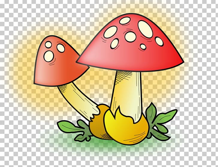 Mushroom Fungus Cartoon Illustration PNG, Clipart, Cartoon, Chanterelle, Common Mushroom, Drawing, Edible Mushroom Free PNG Download