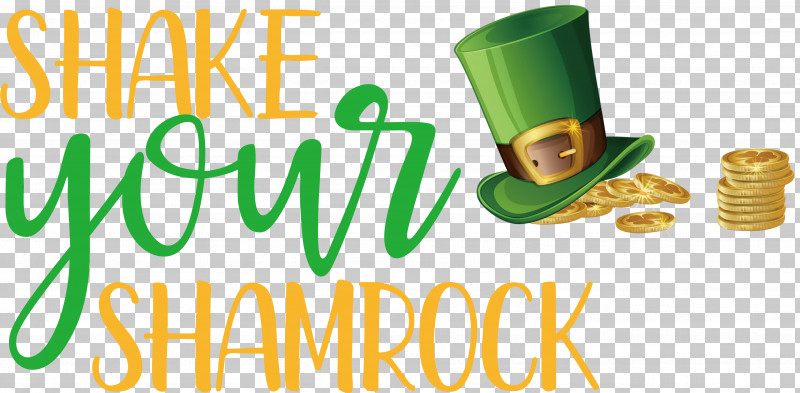 Saint Patrick Patricks Day Shake Your Shamrock PNG, Clipart, Commodity, Green, Logo, M, Meter Free PNG Download