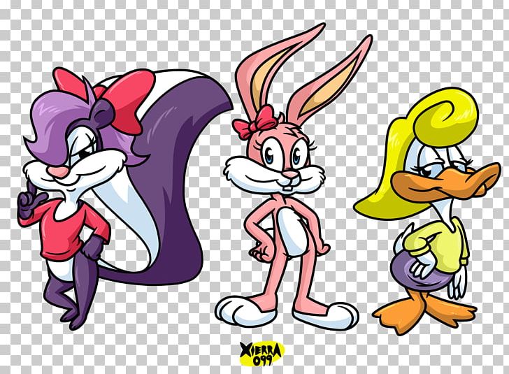 Plucky Duck Fifi La Fume Cartoon Looney Tunes PNG, Clipart, Animals, Animaniacs, Area, Bunny, Cartoon Free PNG Download