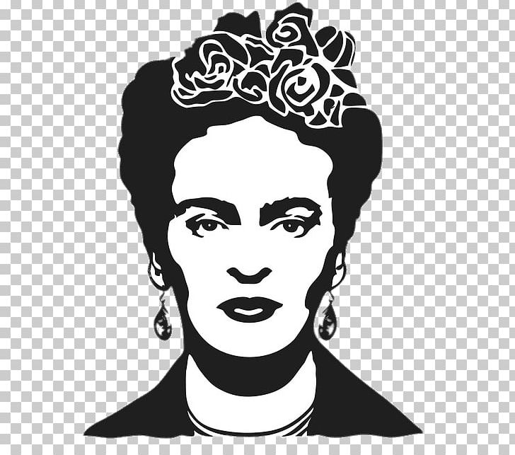 Download Diego Rivera Frida Kahlo Mexican Painter Stencil Png Clipart Andy Warhol Art Artist Black And White