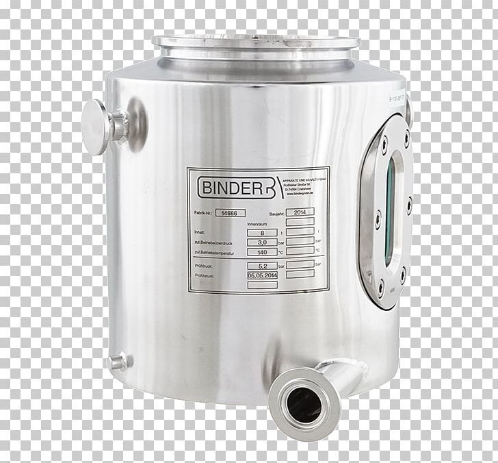 Bioreactor Pressure Vessel BINDER Chemical Substance Stainless Steel PNG, Clipart, Binder, Bioreactor, Chemical Substance, Container, Cylinder Free PNG Download