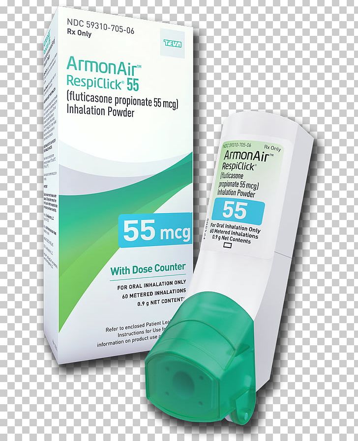 Fluticasone Propionate/salmeterol AirDuo RespiClick Inhaler Teva Pharmaceutical Industries PNG, Clipart, Albuterol, Beclometasone Dipropionate, Brand, Bronchodilator, Budesonide Free PNG Download