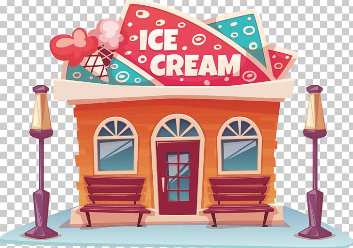 Ice Cream Cone Ice Cream Parlor PNG, Clipart, Cafe, Coffee Shop, Cream, Cream Vector, Encapsulated Postscript Free PNG Download