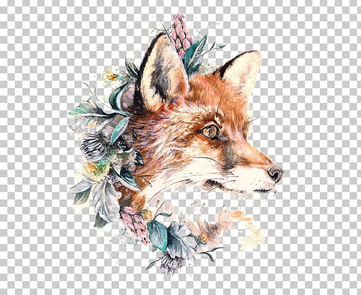 Red Fox Paper Tattoo Gray Wolf PNG, Clipart, Animals, Art, Carnivoran, Cartoon, Cartoon Fox Free PNG Download