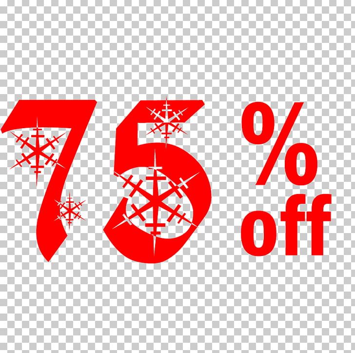 Snow Christmas Sale 75% Off Discount Tag. PNG, Clipart, Area, Brand, Line, Logo, Others Free PNG Download
