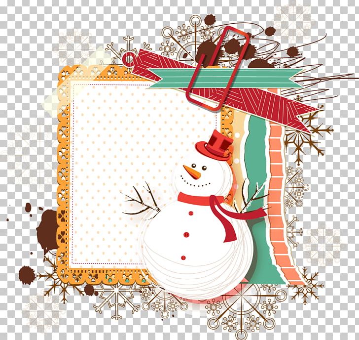 Snowman Illustration PNG, Clipart, Border Frame, Cdr, Christmas Decoration, Christmas Frame, Encapsulated Postscript Free PNG Download