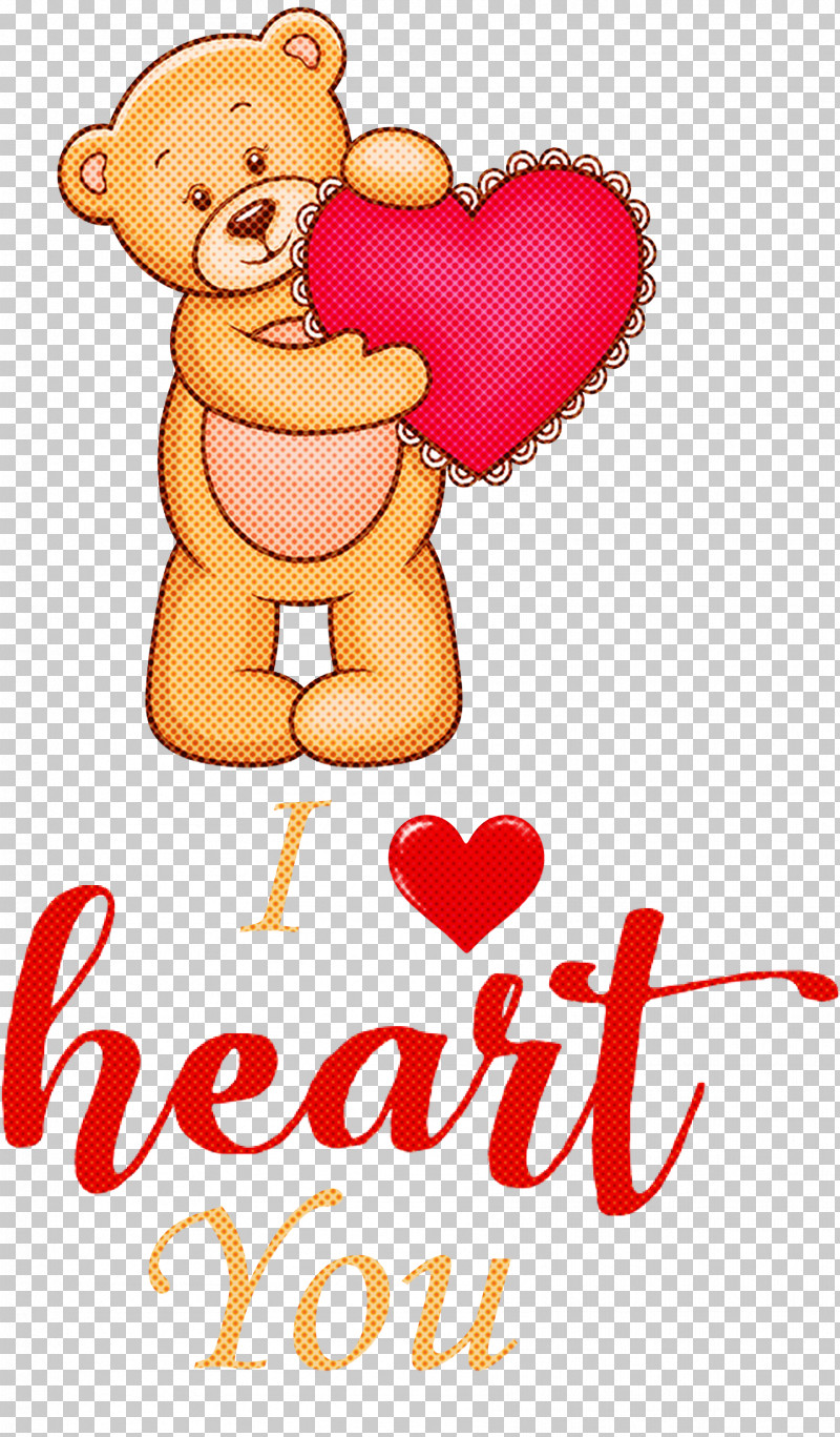 I Heart You I Love You Valentines Day PNG, Clipart, Bears, Beauty, Beauty Parlour, Cartoon, Heart Free PNG Download