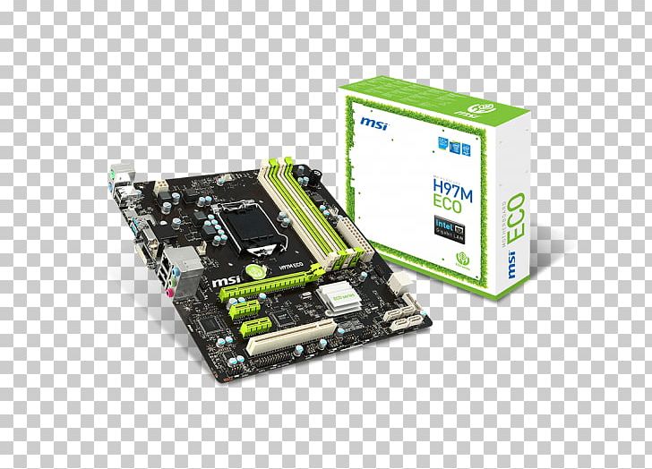 Intel LGA 1150 Motherboard MicroATX MSI H81M ECO PNG, Clipart, Atx, Computer Component, Computer Hardware, Cpu Socket, Ddr3 Sdram Free PNG Download