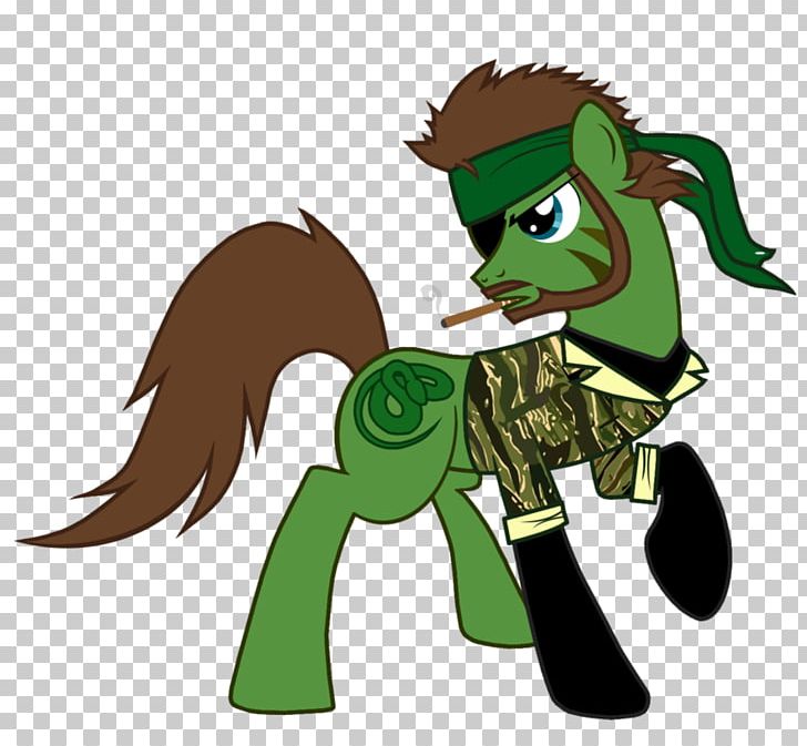 Pony Big Boss Metal Gear Solid 3: Snake Eater PNG, Clipart, Cartoon, Desktop Wallpaper, Deviantart, Fictional Character, Grass Free PNG Download