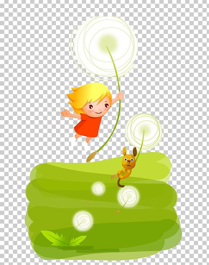 Cartoon Dandelion Illustration PNG, Clipart, Animation, Art, Balloon Cartoon, Boy Cartoon, Cartoon Free PNG Download