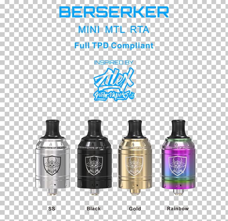Electronic Cigarette Aerosol And Liquid Atomizer Berserker Alex From VapersMD PNG, Clipart, Airflow, Amazoncom, Atomizer, Berserker, Bottle Free PNG Download