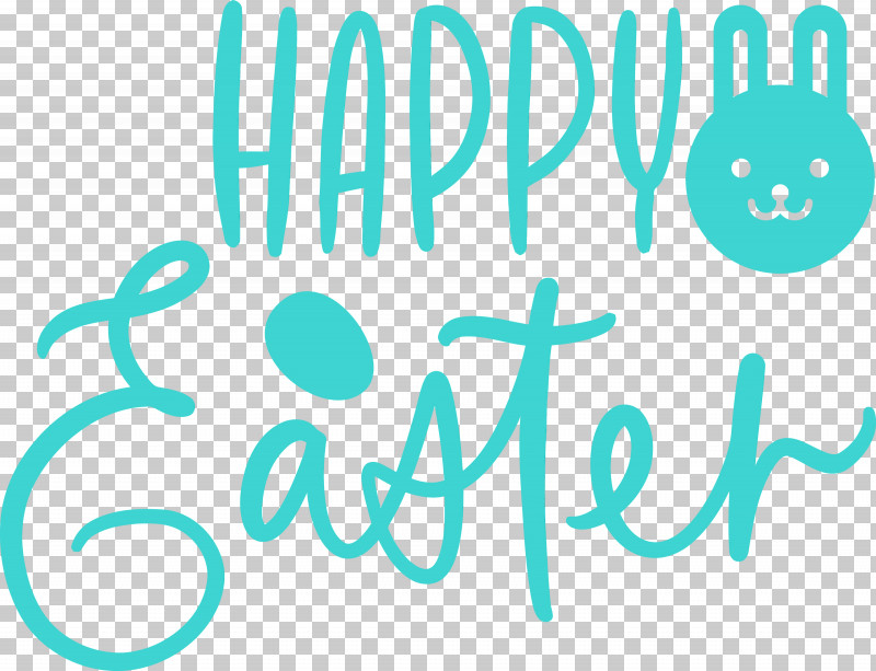 Text Font Aqua Turquoise Teal PNG, Clipart, Aqua, Azure, Easter Day, Easter Sunday, Happy Easter Free PNG Download