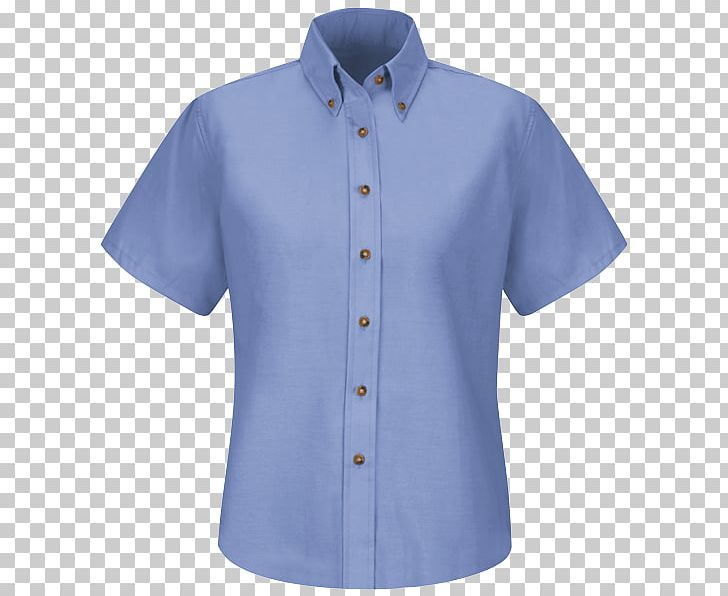 Dress Shirt T-shirt Sleeve Button PNG, Clipart, Blouse, Blue, Button, Clothing, Collar Free PNG Download
