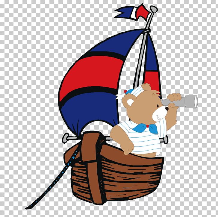 Sailing Ship Cartoon Illustration PNG, Clipart, Animals, Animation, Art,  Bear, Bears Free PNG Download