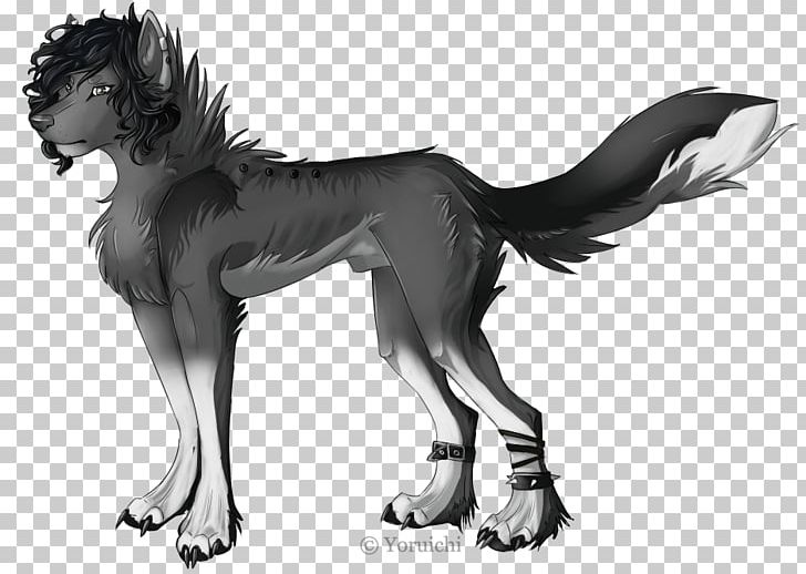 Cat Canidae Werewolf Dog Paw PNG, Clipart, Animals, Big Cat, Big Cats, Black And White, Canidae Free PNG Download
