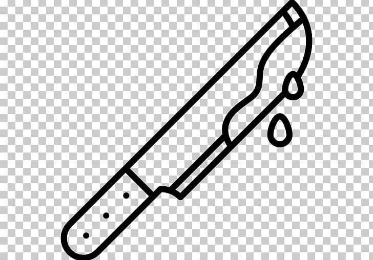 Knife Computer Icons Drawing PNG, Clipart, Angle, Auto Part, Black And White, Blood, Cold Weapon Free PNG Download