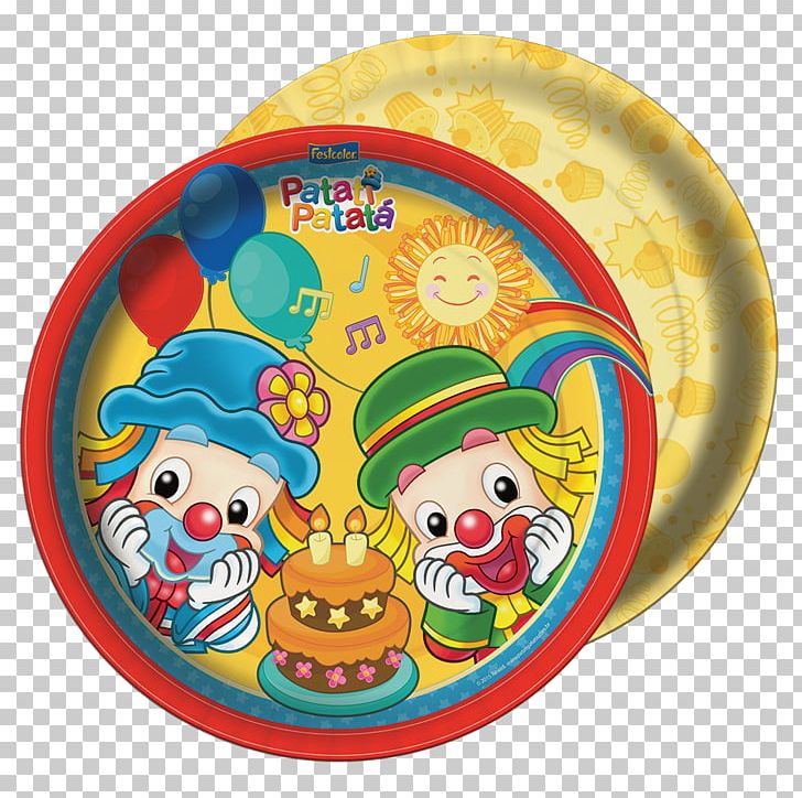 Patati Patatá Paper Plastic Birthday Party PNG, Clipart, Birthday, Circle, Dishware, Disposable, Galinha Pintadinha Free PNG Download