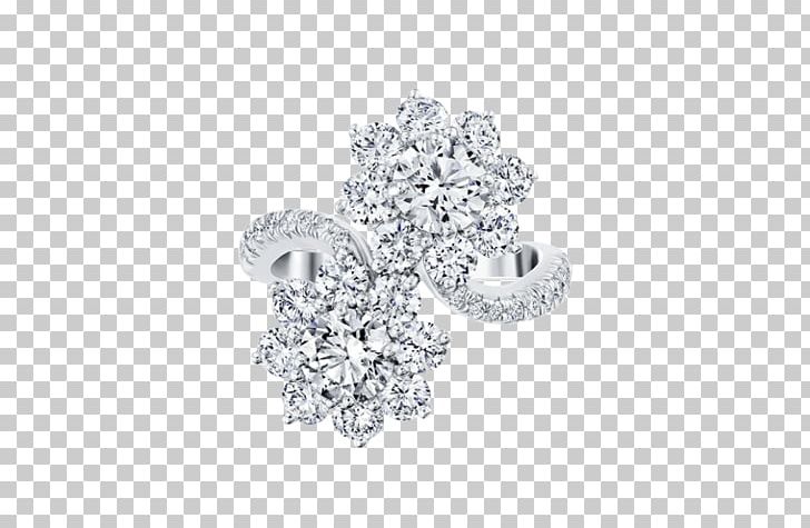 Earring Diamond Harry Winston PNG, Clipart, Black And White, Body Jewelry, Brilliant, Brown Diamonds, Carat Free PNG Download
