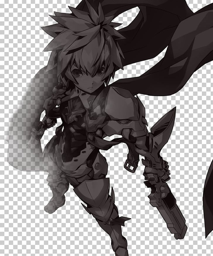 Elsword Nexon Demon Legendary Creature Black PNG, Clipart, Anime, Black, Black And White, Demon, Elsword Free PNG Download