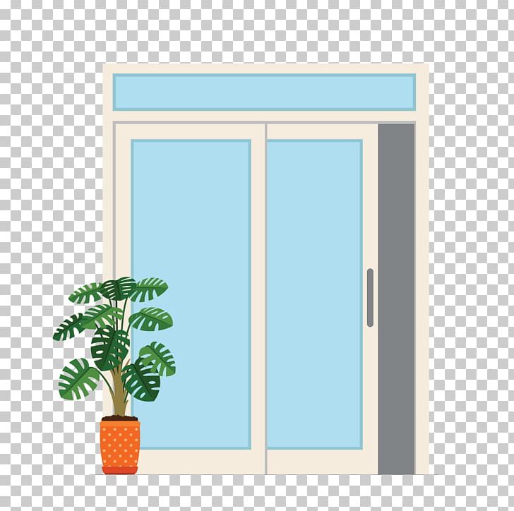 Window Screens Screen Door Window Blinds & Shades PNG, Clipart, Door, Flowerpot, Furniture, Green, Houseplant Free PNG Download