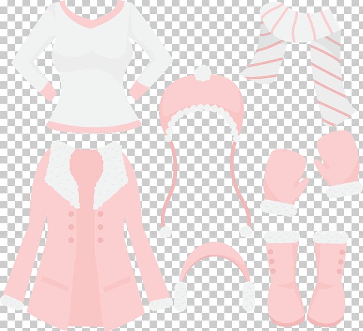 Sleeve Skin Textile Uniform Illustration PNG, Clipart, Clothing, Coat, Cotton Boots, Girl, Gloves Free PNG Download