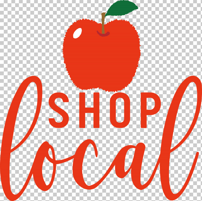SHOP LOCAL PNG, Clipart, Apple, Fruit, Geometry, Line, Logo Free PNG Download