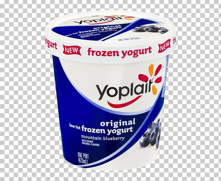 Cream Frozen Yogurt Yoplait Yoghurt PNG, Clipart, Blueberry, Cream, Dairy Product, Fat, Flavor Free PNG Download