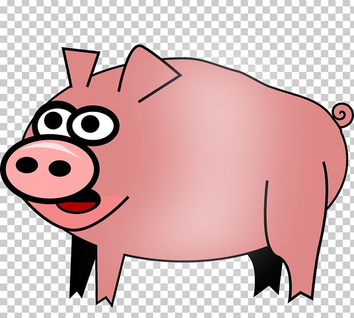 Domestic Pig Cartoon PNG, Clipart, Animals, Cartoon, Cartoon Pig, Cute, Cute Pig Free PNG Download