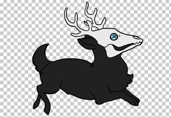 Dog Reindeer Horse Antler PNG, Clipart, Animals, Antler, Black And White, Canidae, Carnivoran Free PNG Download