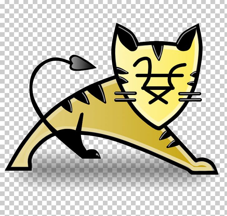 Apache Tomcat Java Servlet JavaServer Pages Web Container Apache HTTP Server PNG, Clipart, Black, Black And White, Carnivoran, Cat, Cat Like Mammal Free PNG Download