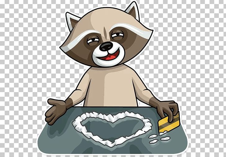 Raccoon Dog Telegram Sticker Crime PNG, Clipart, Animals, Bear, Brott, Carnivoran, Cartoon Free PNG Download