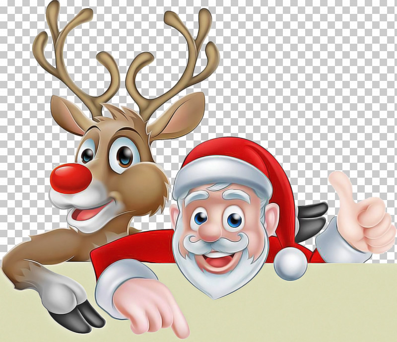 Santa Claus PNG, Clipart, Animation, Cartoon, Christmas, Deer, Happy Free PNG Download