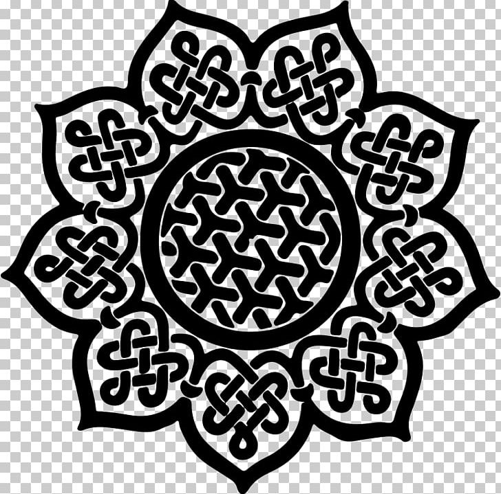Celtic Knot Mandala Celts Celtic Art Symbol PNG, Clipart, Area, Black, Black And White, Celtic, Celtic Art Free PNG Download