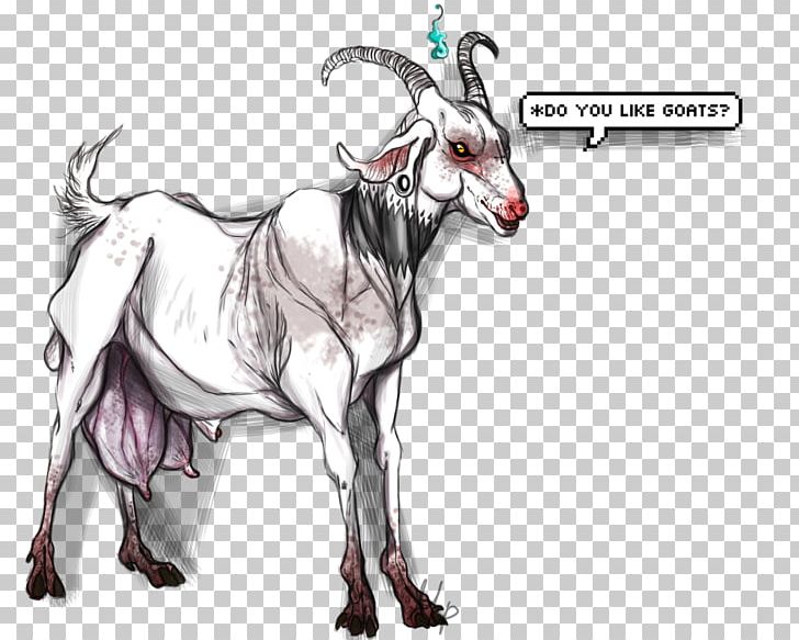 Goat Drawing Demon Cattle Sheep PNG, Clipart, Animals, Art, Baphomet, Bull, Cattle Free PNG Download