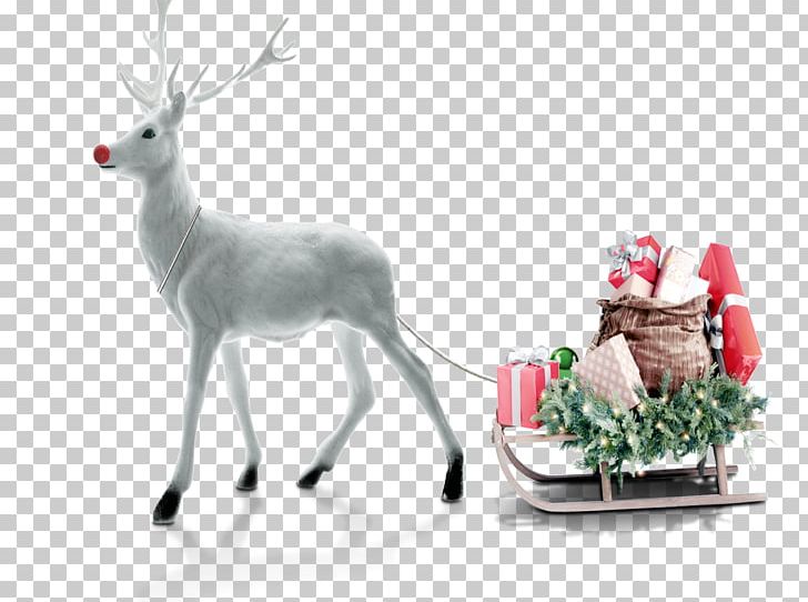 Santa Claus Deer Christmas Sticker Gift PNG, Clipart, Antler, Christmas Background, Christmas Ball, Christmas Decoration, Christmas Frame Free PNG Download