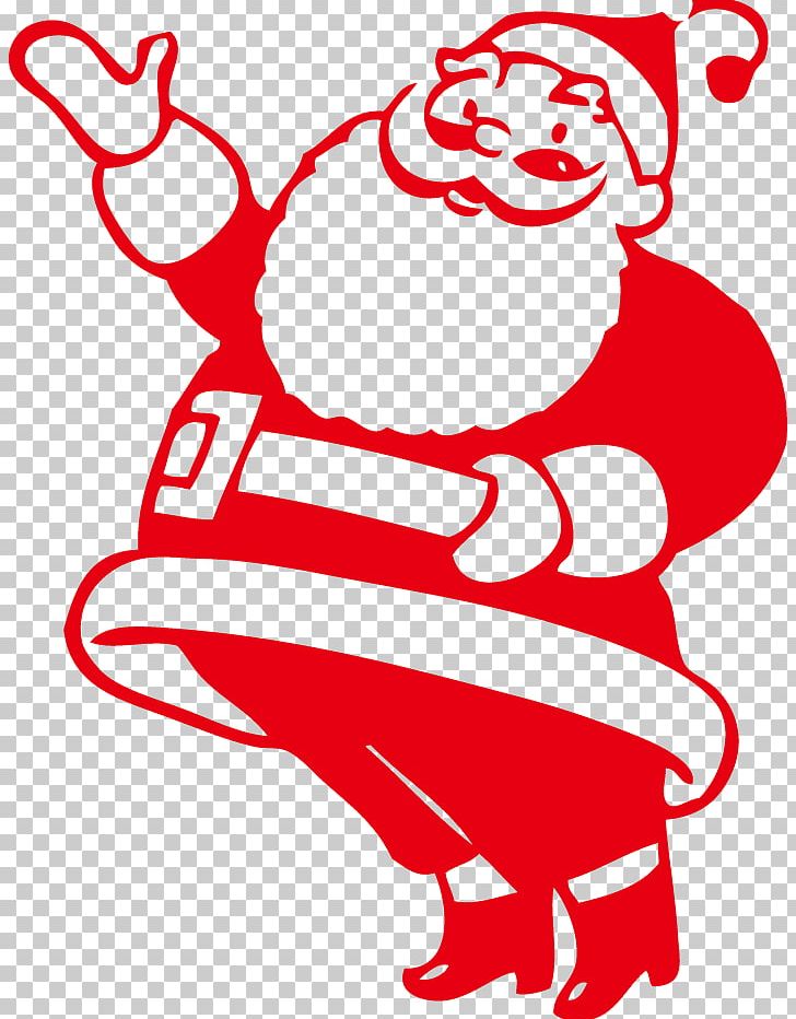 Santa Claus Wall Decal Sticker Christmas PNG, Clipart, Area, Art, Black And White, Building, Bumper Sticker Free PNG Download