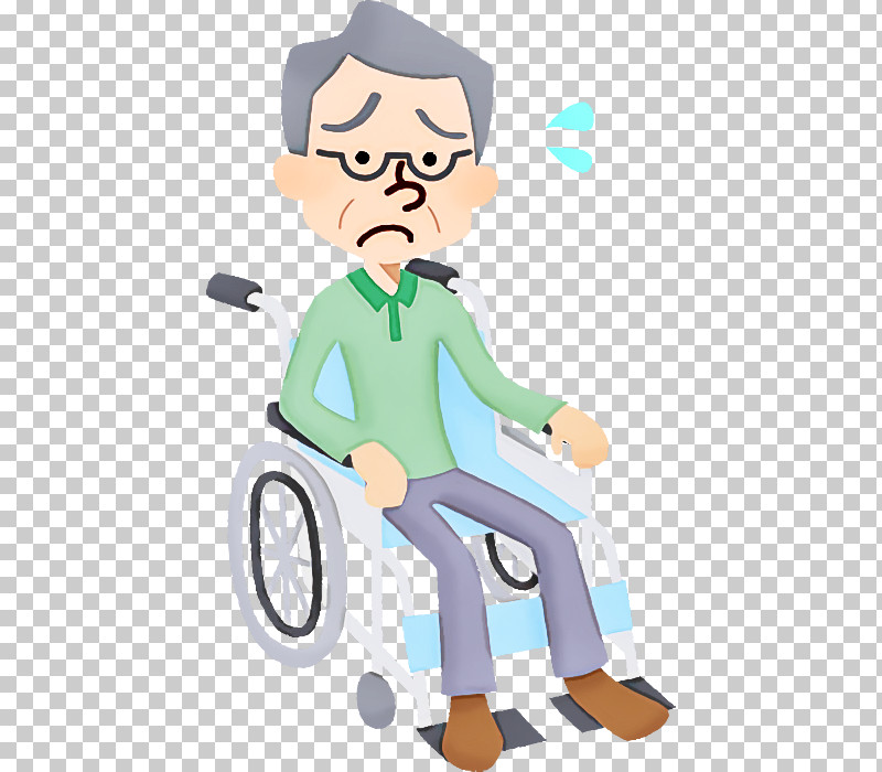 Cartoon Wheelchair PNG, Clipart, Cartoon, Wheelchair Free PNG Download