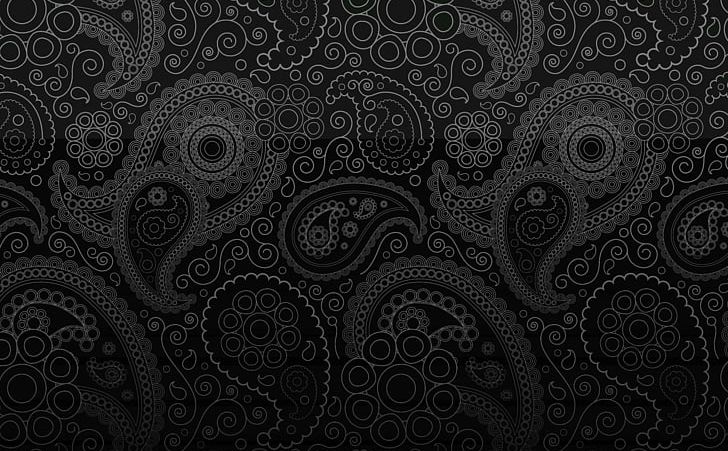 Handkerchief Desktop Paisley PNG, Clipart, Black, Black And White, Circle, Computer, Computer Wallpaper Free PNG Download