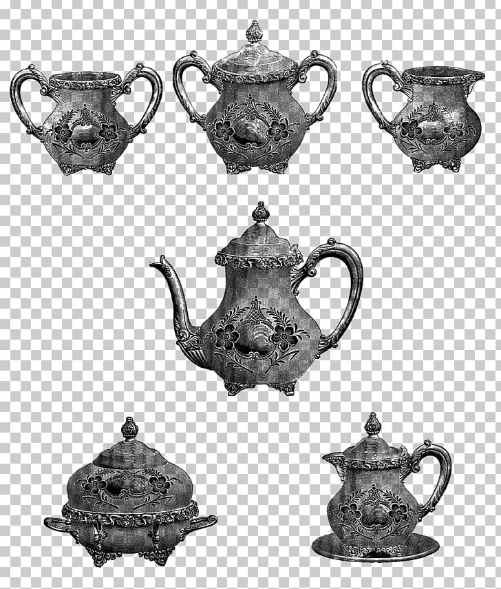 Teapot Silver Tennessee Kettle PNG, Clipart, Artifact, Black And White, Clip Art Great Design Element, Jewelry, Kettle Free PNG Download