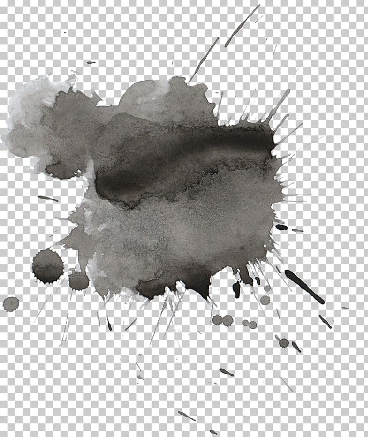 Watercolor Painting Drawing Black And White Ink PNG, Clipart, Art, Artwork, Black And White, Drawing, Ink Free PNG Download