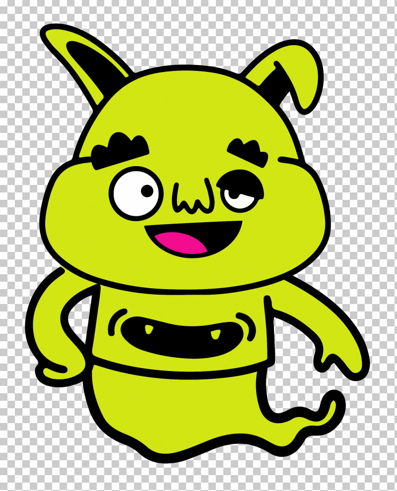 Cartoon Yellow Snout Meter PNG, Clipart, Cartoon, Halloween, Meter, Monster, Snout Free PNG Download